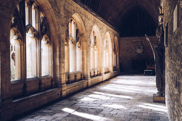 《哈利波特》拍摄地 Oxford’s Bodleian Library 图片来自thewanderblogger.com